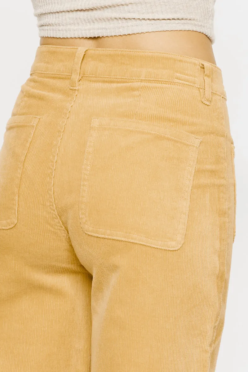 Saturn Ultra High Rise Wide Leg Corduroy Pants