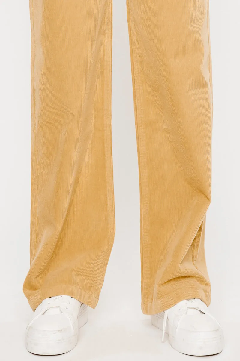 Saturn Ultra High Rise Wide Leg Corduroy Pants