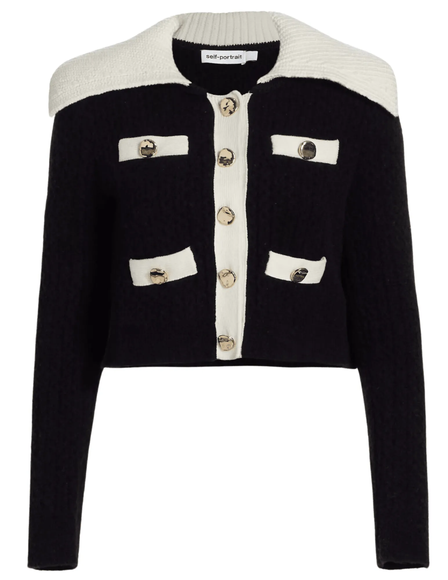 Self-Portrait Cashmere Blend Cardigan