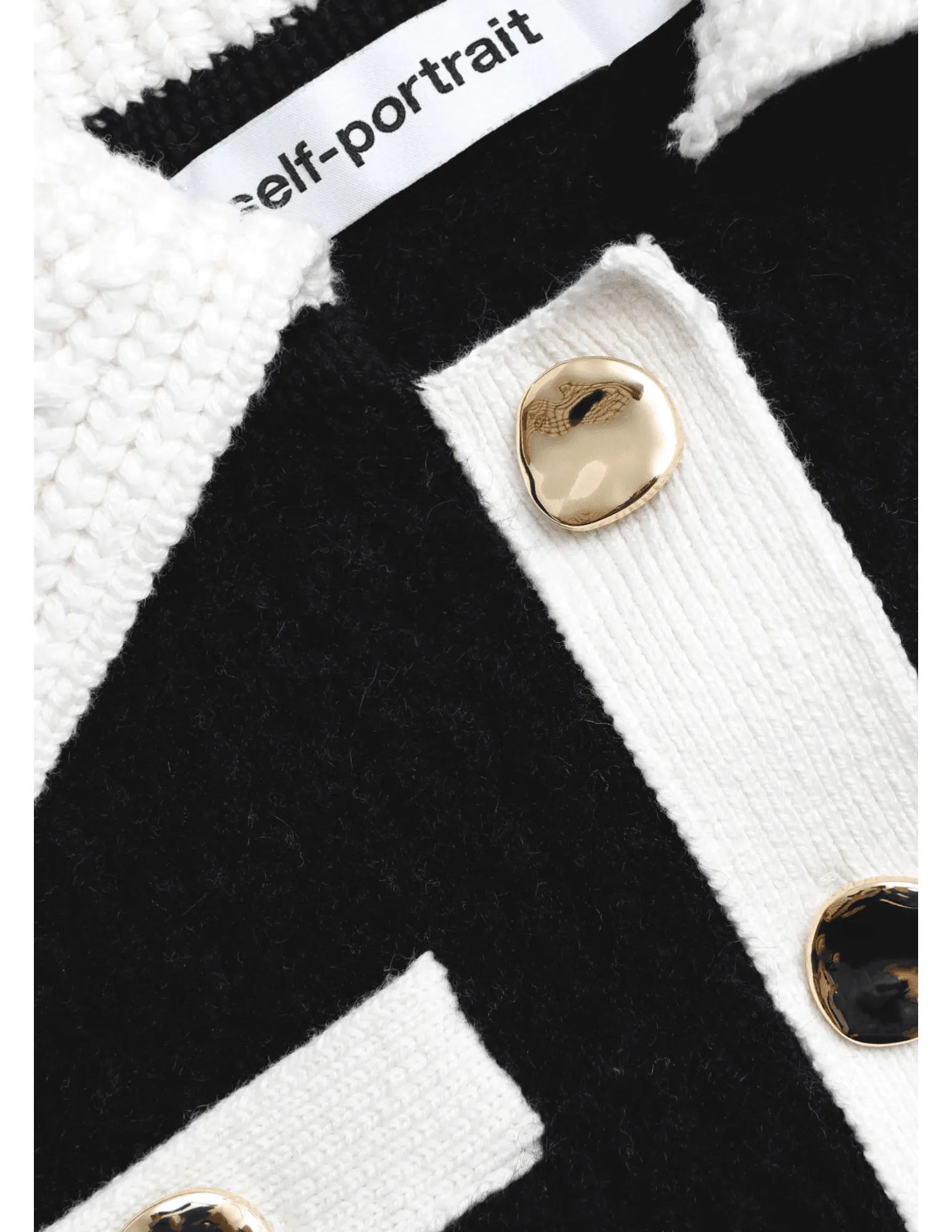 Self-Portrait Cashmere Blend Cardigan