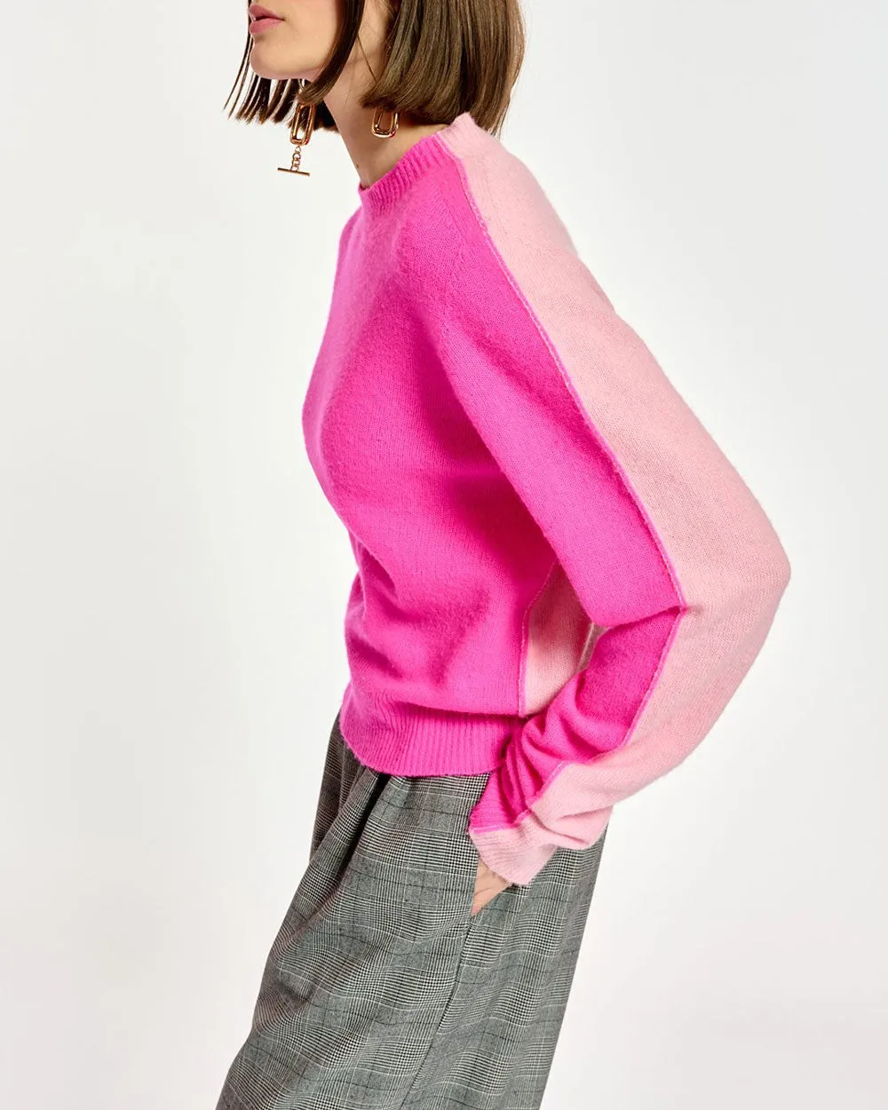 Shocking Rose Bicolor Cama Jumper