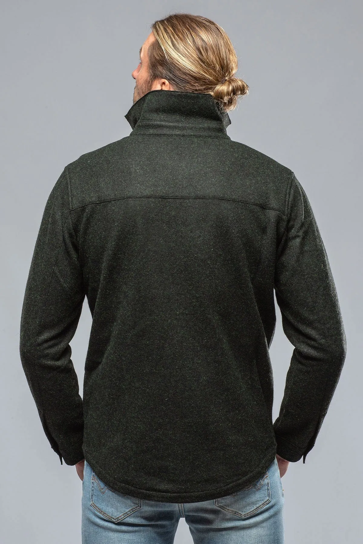 Sooter Cashmere Overshirt in Green