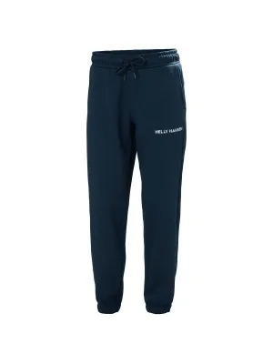 Spodnie dresowe męskie Helly Hansen Cotton Fleece Pant granatowy