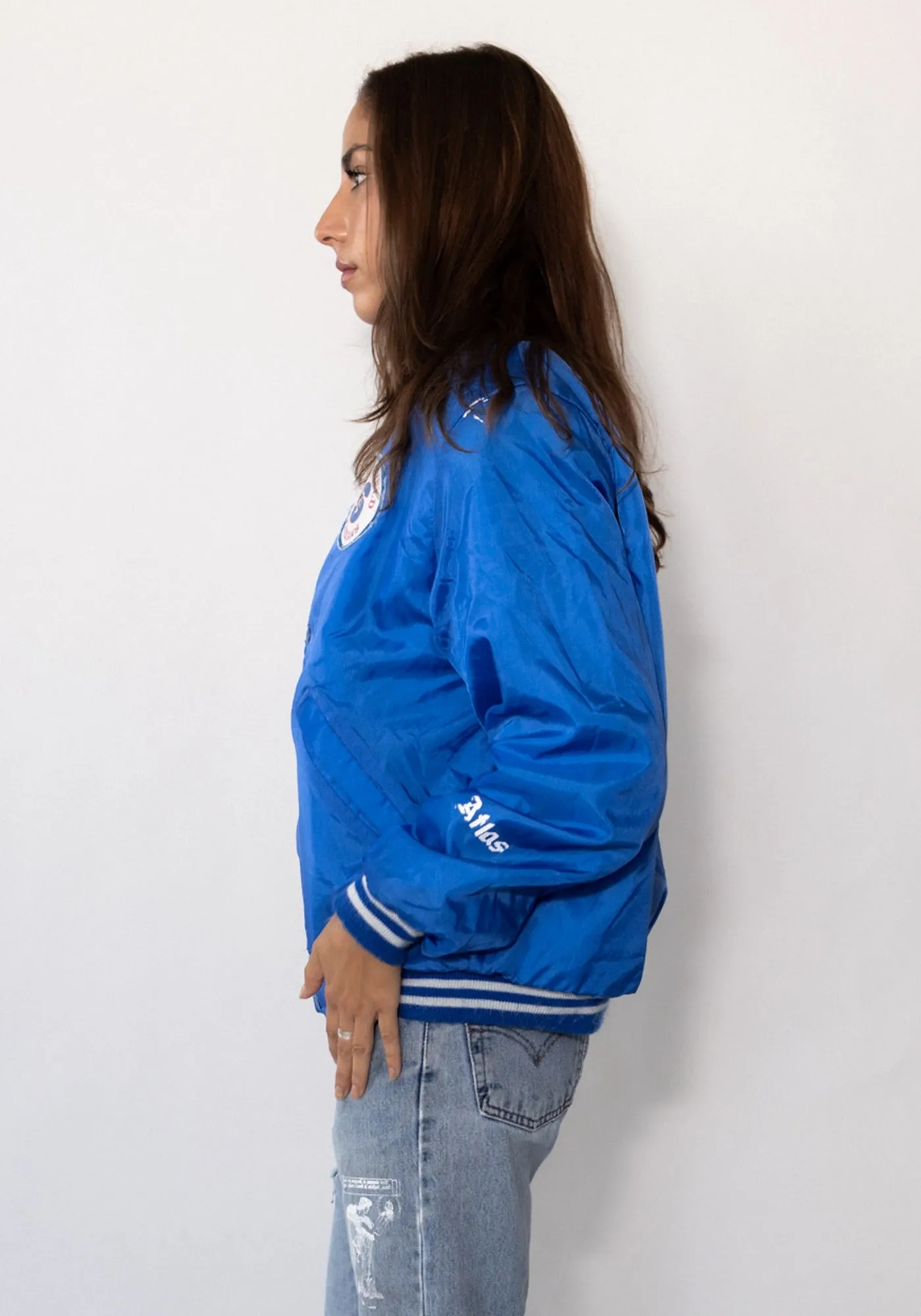 Springfield Indians Blue Bomber Jacket