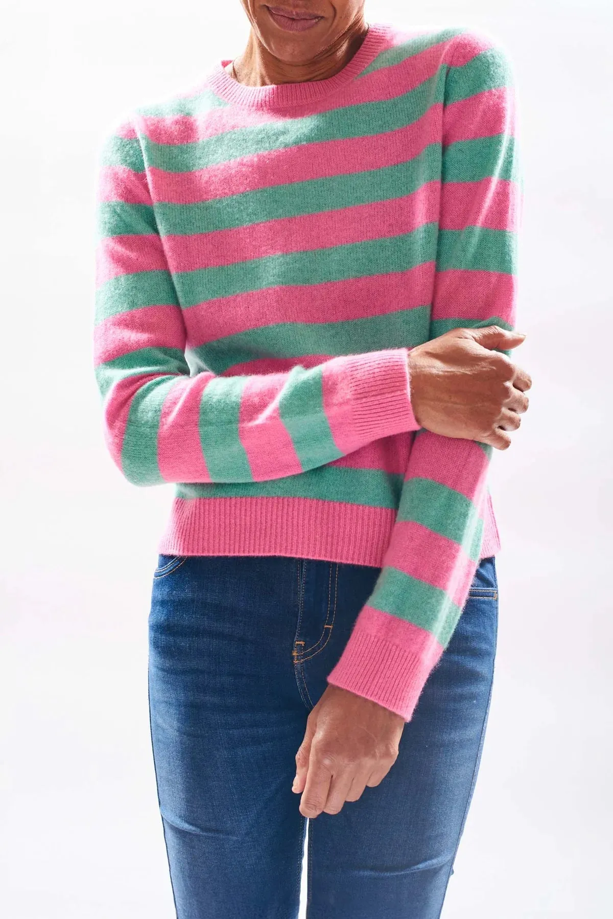 Stripe Crew Sweater