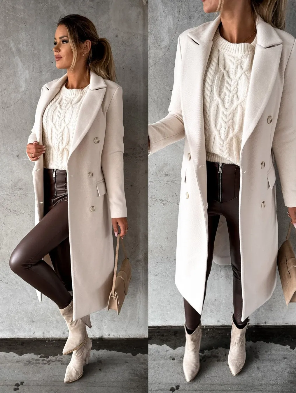 Stylish & Casual Woolen Coat