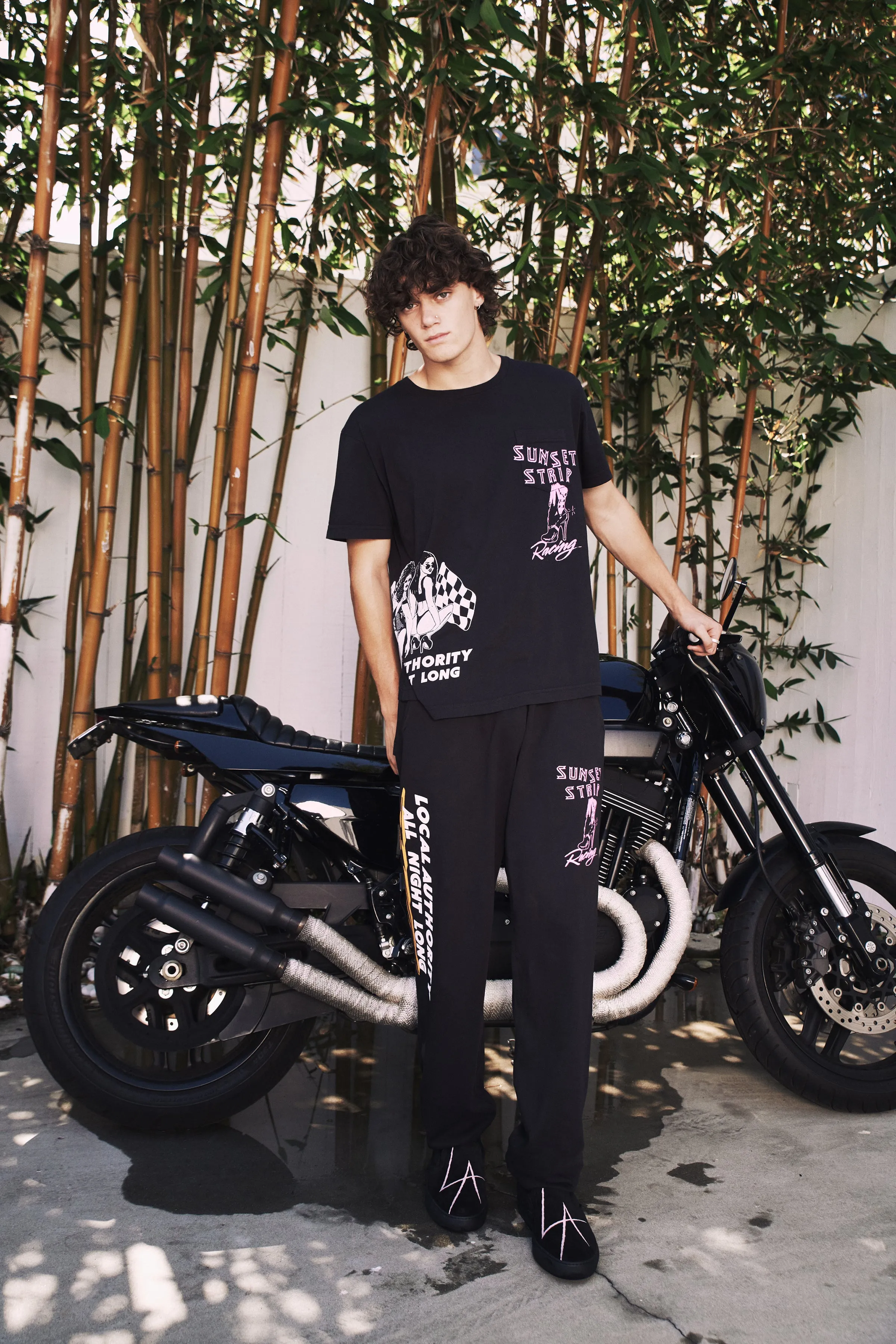 SUNSET STRIP RACING FLEECE PANT