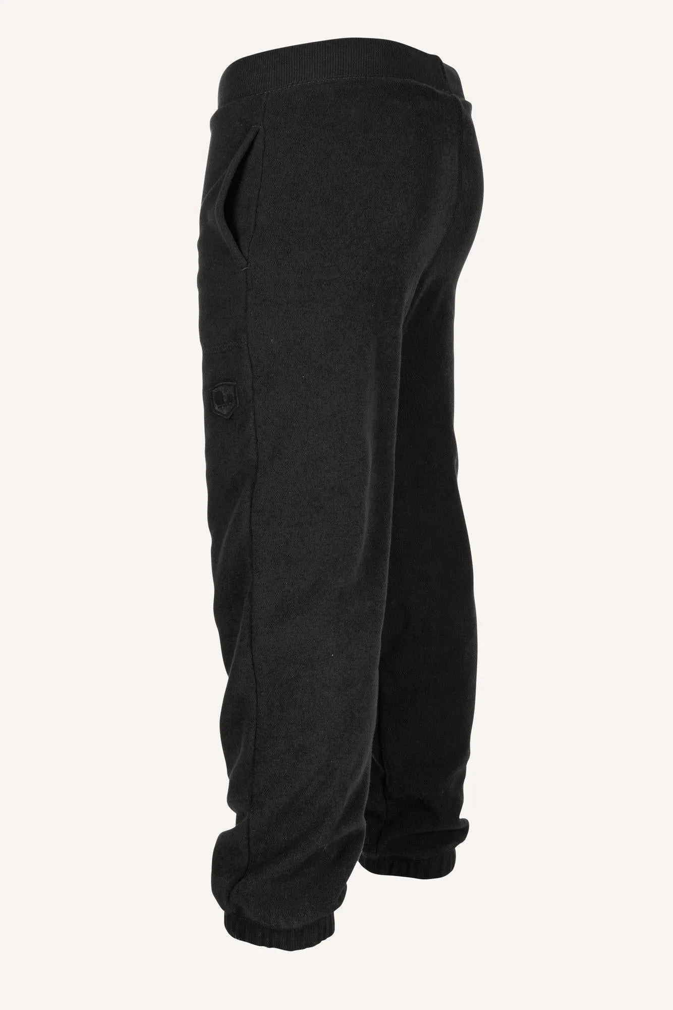 SÄVAR FLEECE PANTS - BLACK