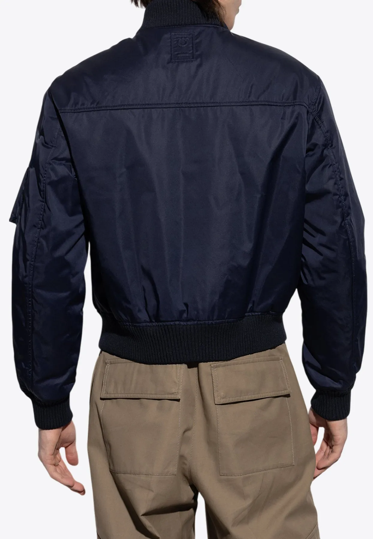 Technical Satin Bomber Jacket