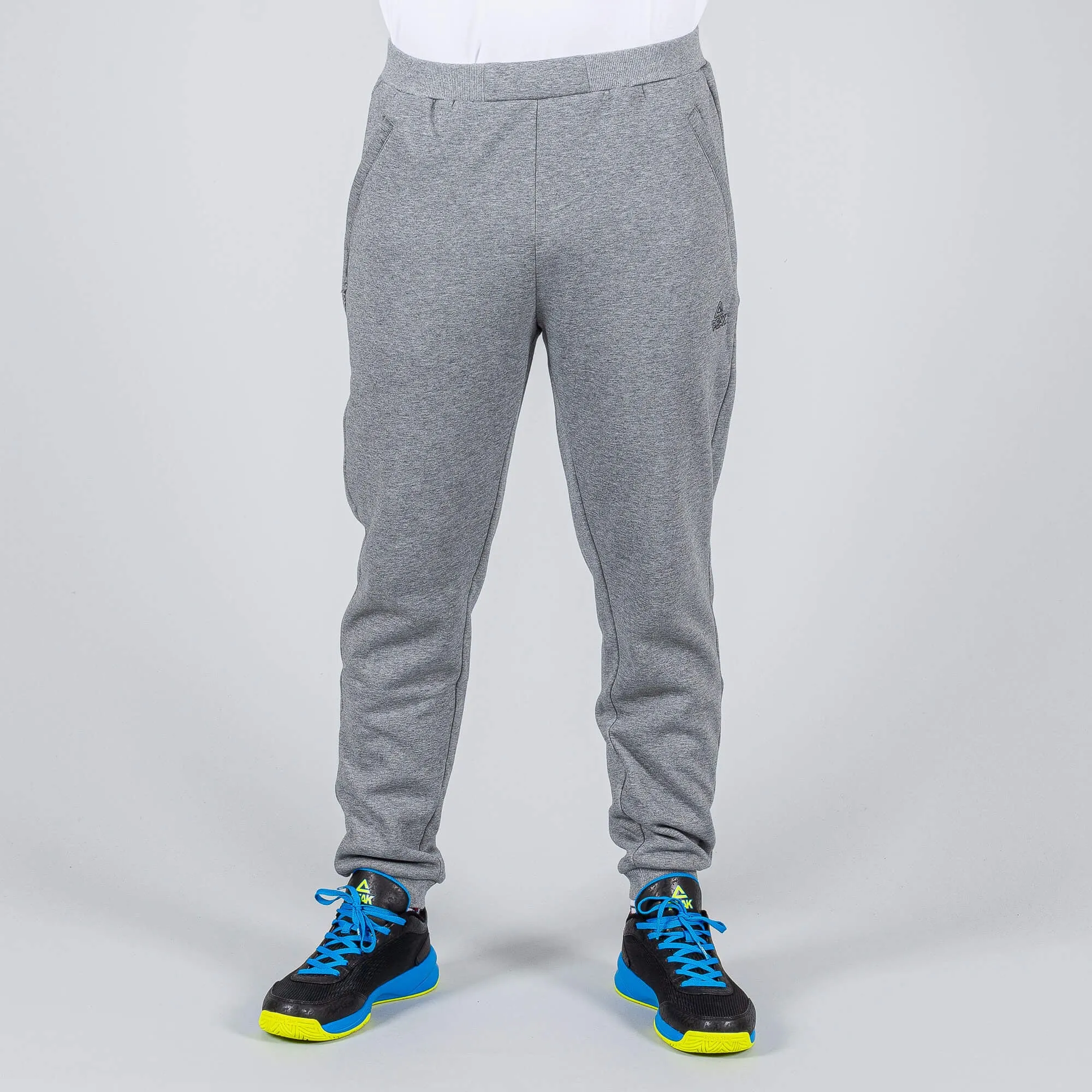 Tepláky Peak Dwight Howard series Knitted Fleece Pants šedé