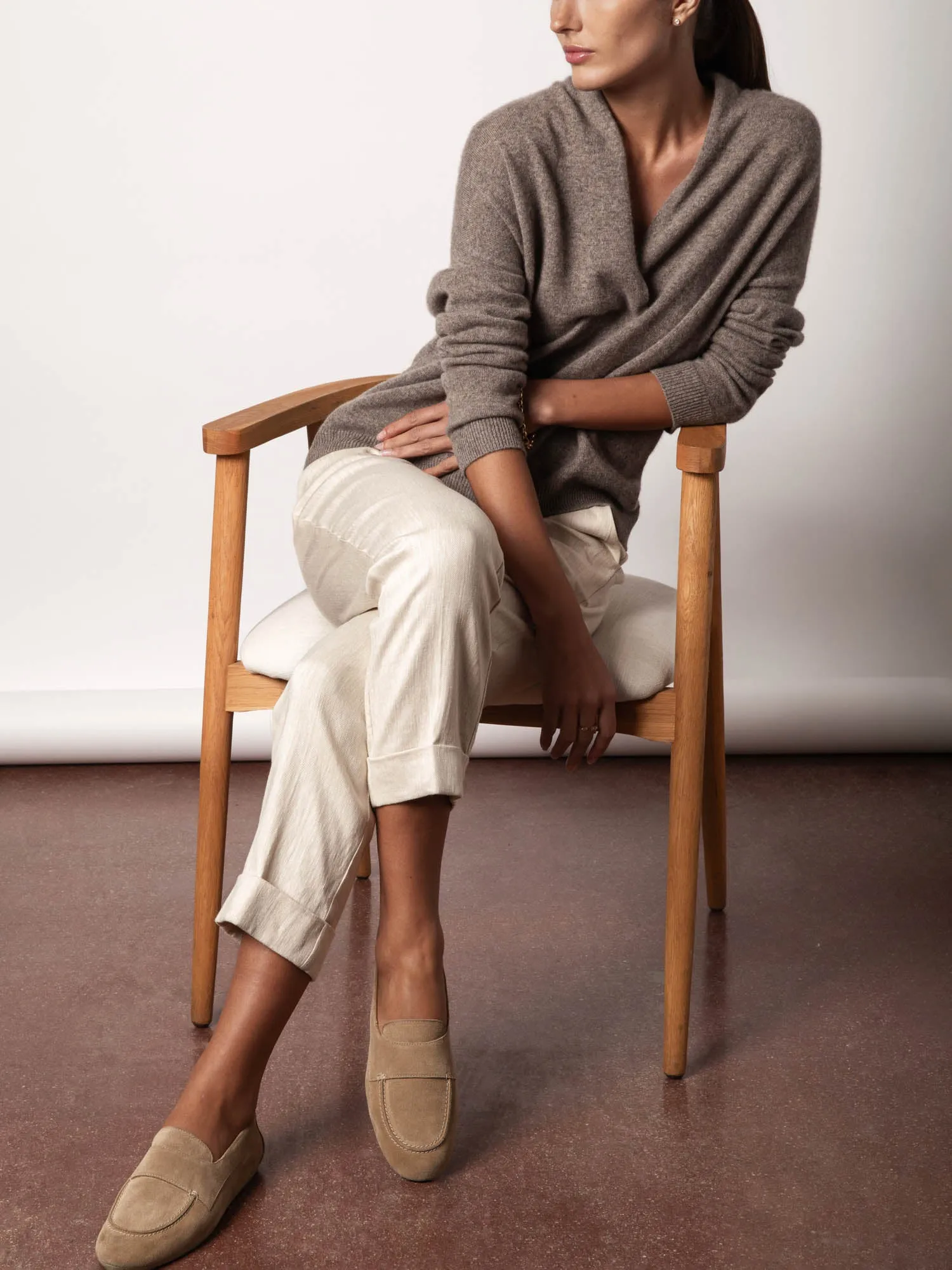 The Siena Wrap Neck Pullover