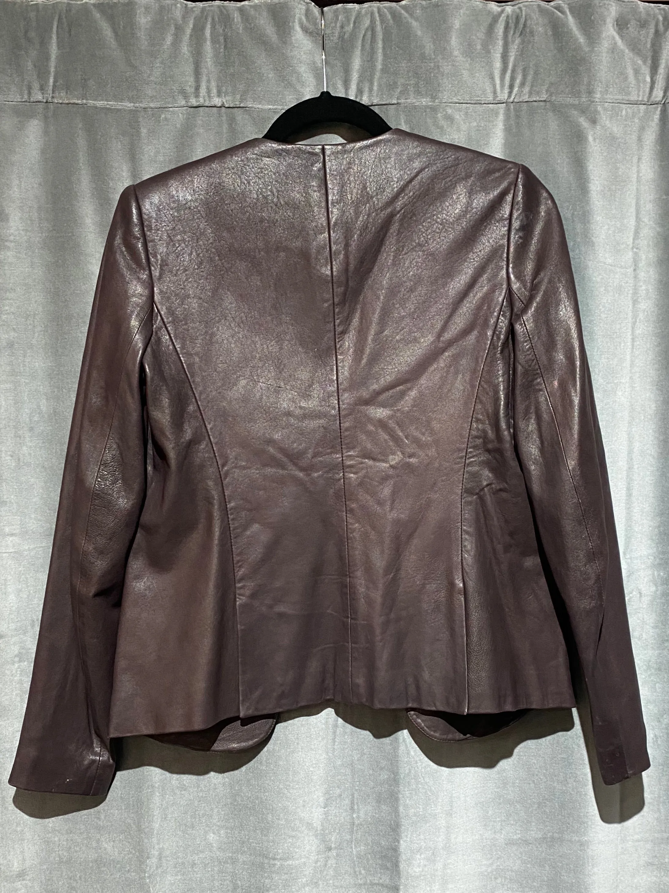 Theory Brown leather Blazer