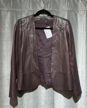 Theory Brown leather Blazer