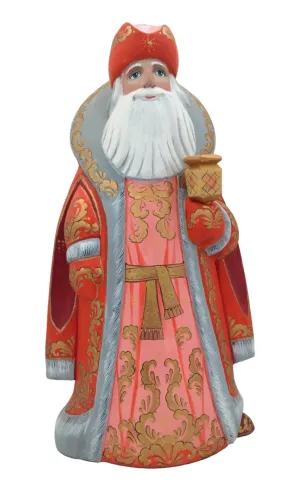 Traditional Russian Santa in Pink