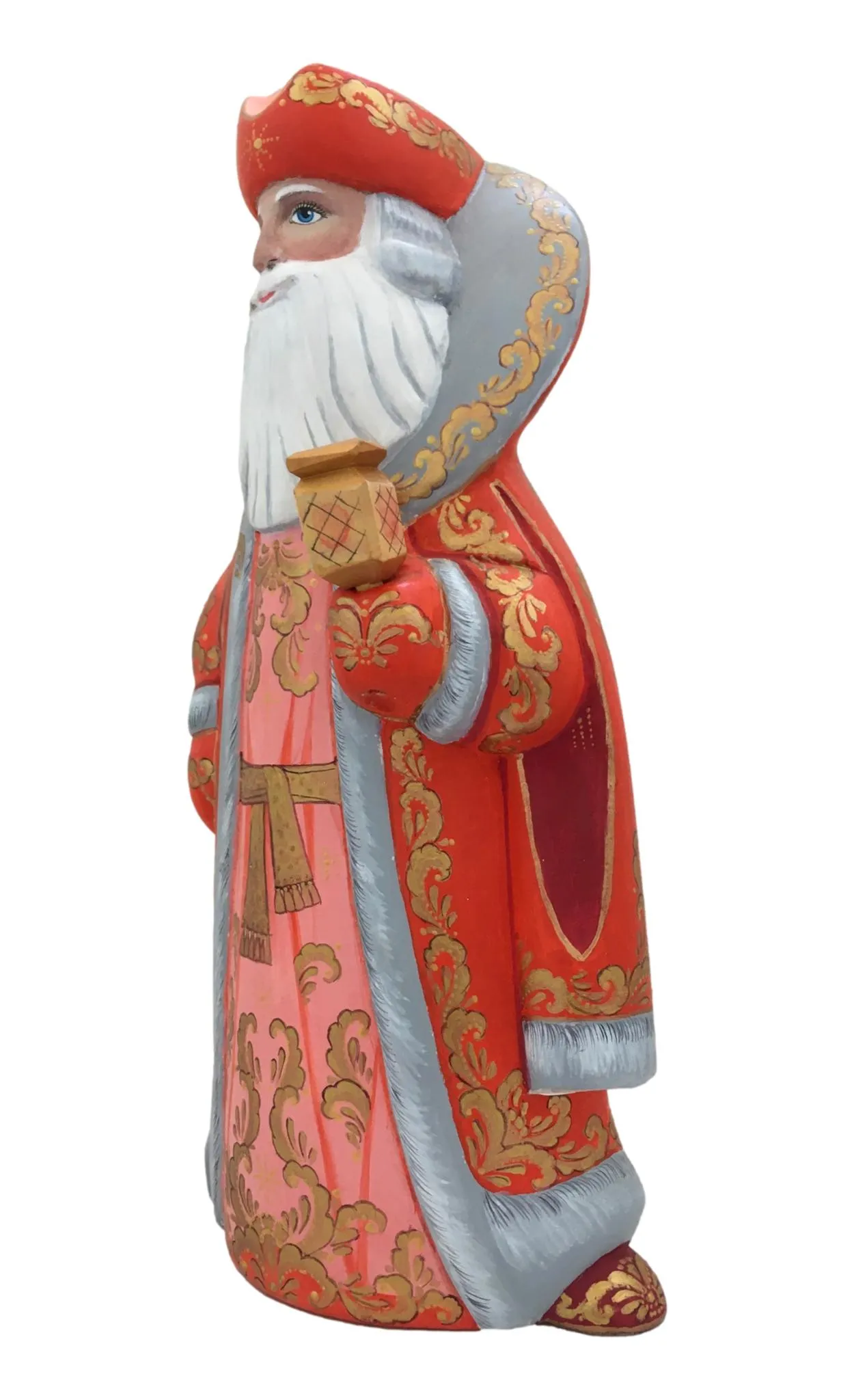 Traditional Russian Santa in Pink