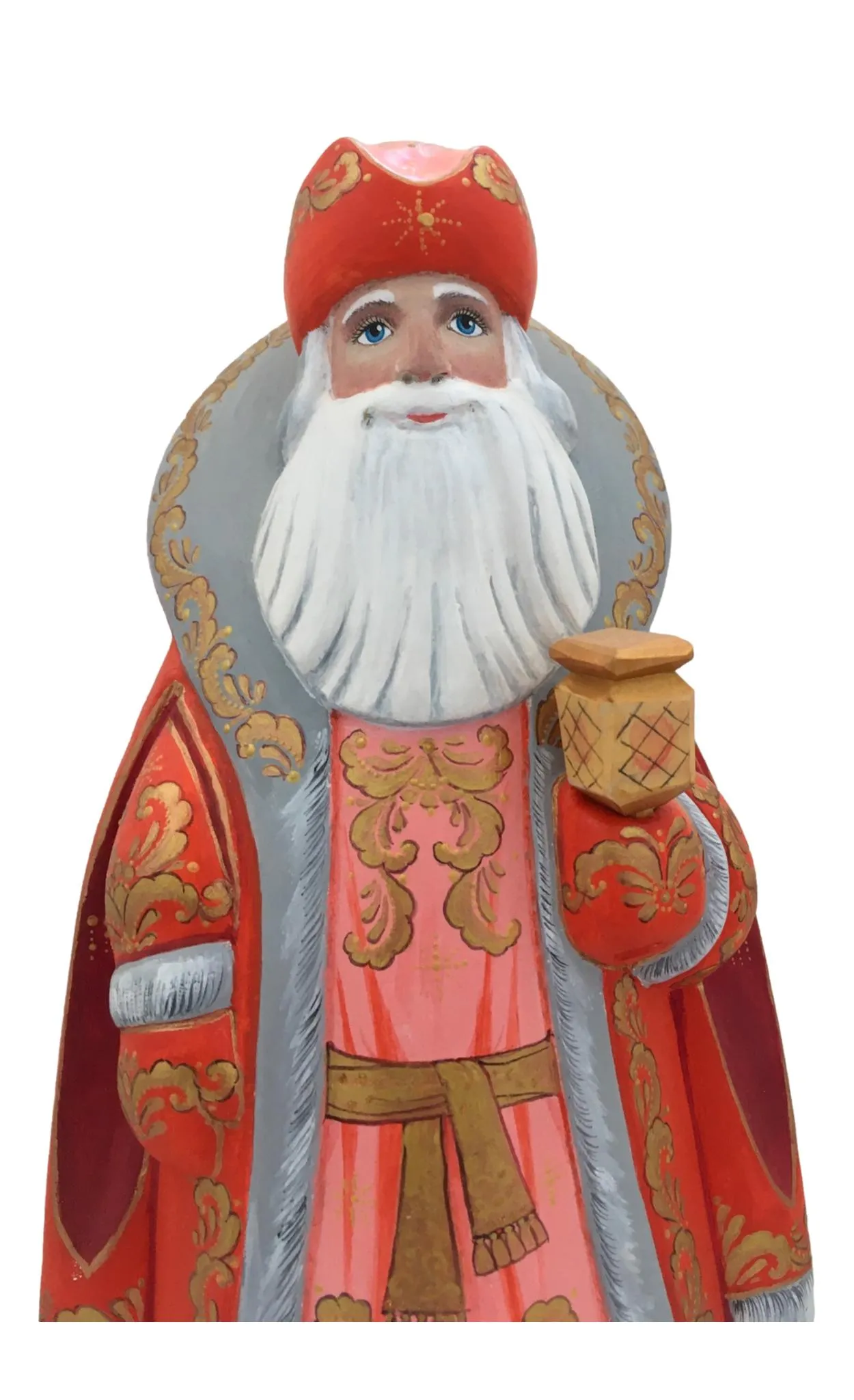 Traditional Russian Santa in Pink