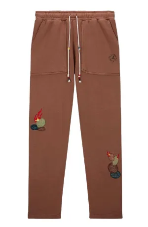 Travis Scott x Jordan Fleece Pants Archaeo Brown