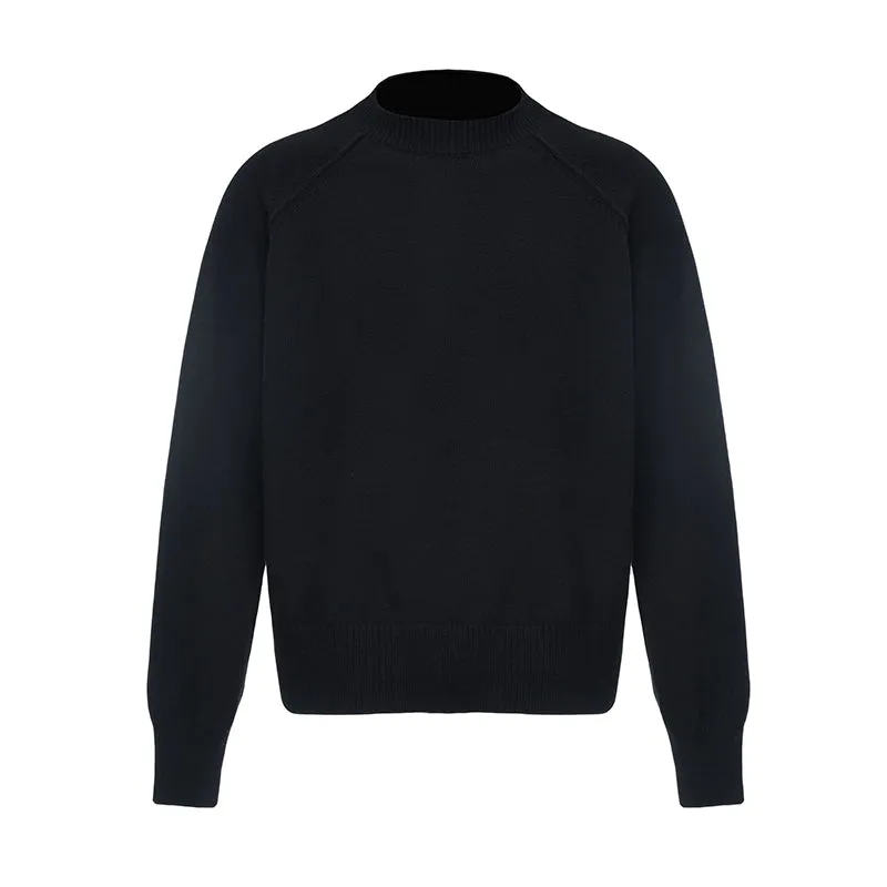 Tricolor Cashmere Blend Sweater