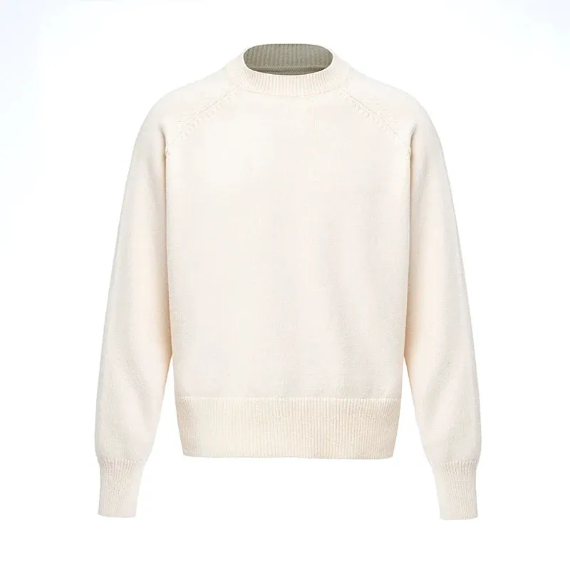 Tricolor Cashmere Blend Sweater
