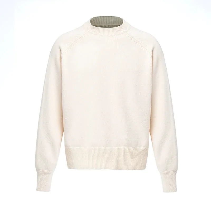 Tricolor Cashmere Blend Sweater