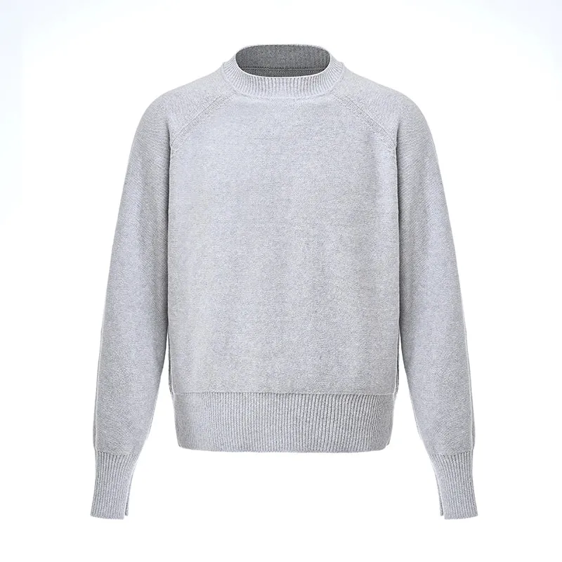 Tricolor Cashmere Blend Sweater