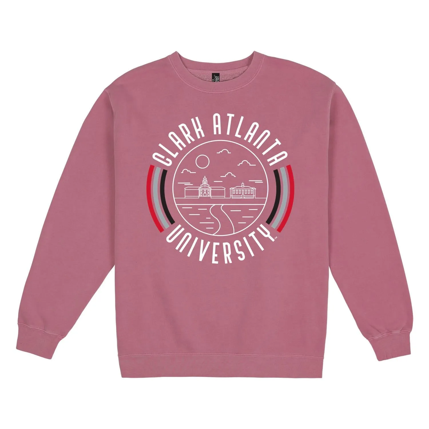 USCAPE Clark Atlanta University '90s Flyer Fleece Crewneck, Maroon