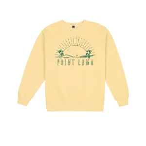 USCAPE Point Loma Adeventurer Fleece Crewneck, Yellow