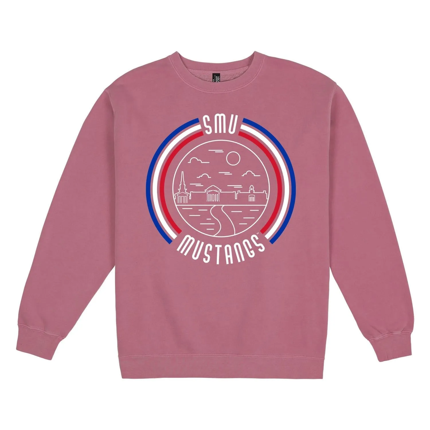 USCAPE SMU '90s Flyer Fleece Crewneck, Maroon