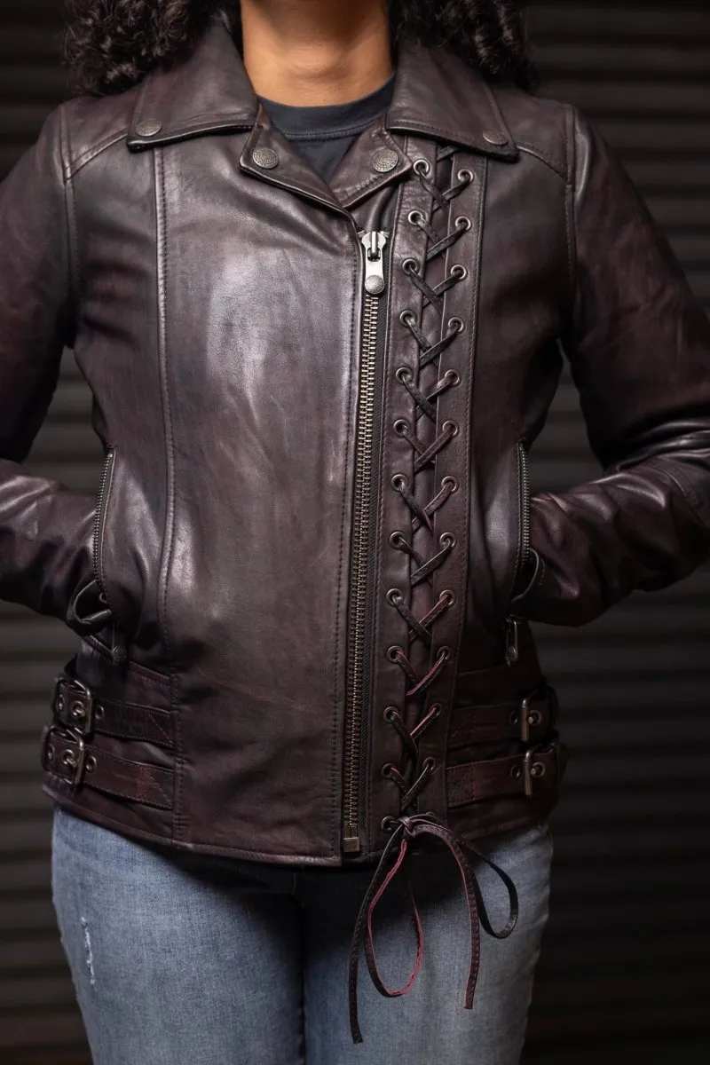 Velocity- Women's Motorcycle Leather Jacket
