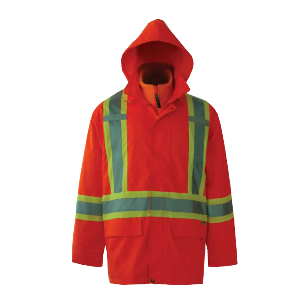 Viking 6400J Journeyman 300D 3-in-1 Safety Jacket with Hood