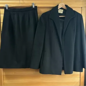 Vintage Blin   Blin Utah Tailoring Mills 40s Two Piece Skirt Jacket Suit French