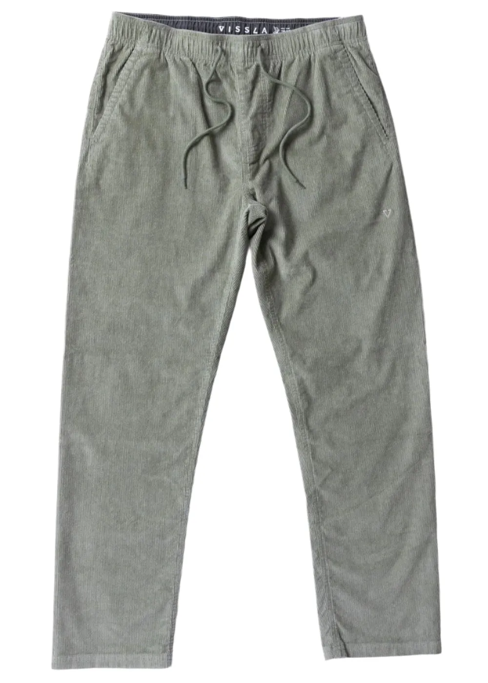 VISSLA No See UmsCord Eco Elastic Pant - Sage