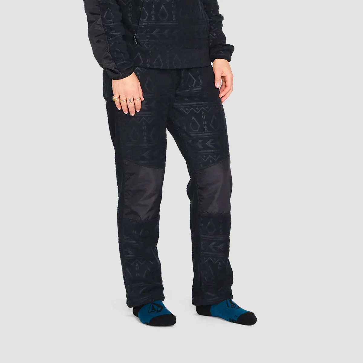 Volcom Polar Fleece Pants Black - Womens