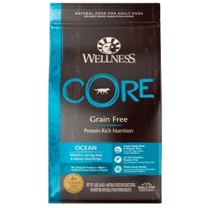 Wellness CORE Natural Grain Free Ocean Whitefish, Herring & Salmon Recipe Dry Dog Food