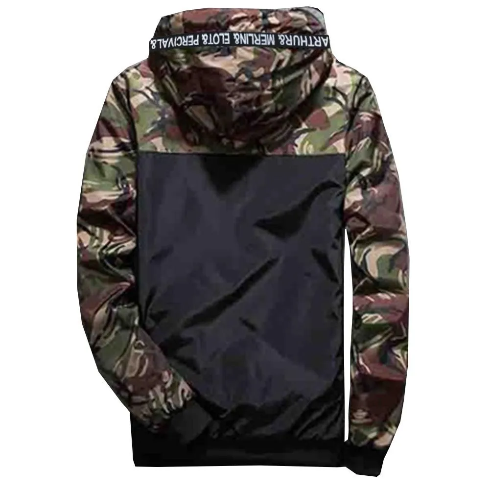 West Louis™ Camouflage Spring Thin Male Camo Jacket