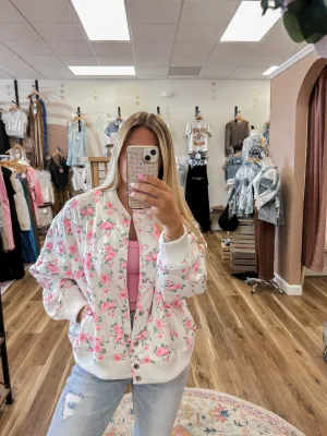Willow Floral Bomber Jacket