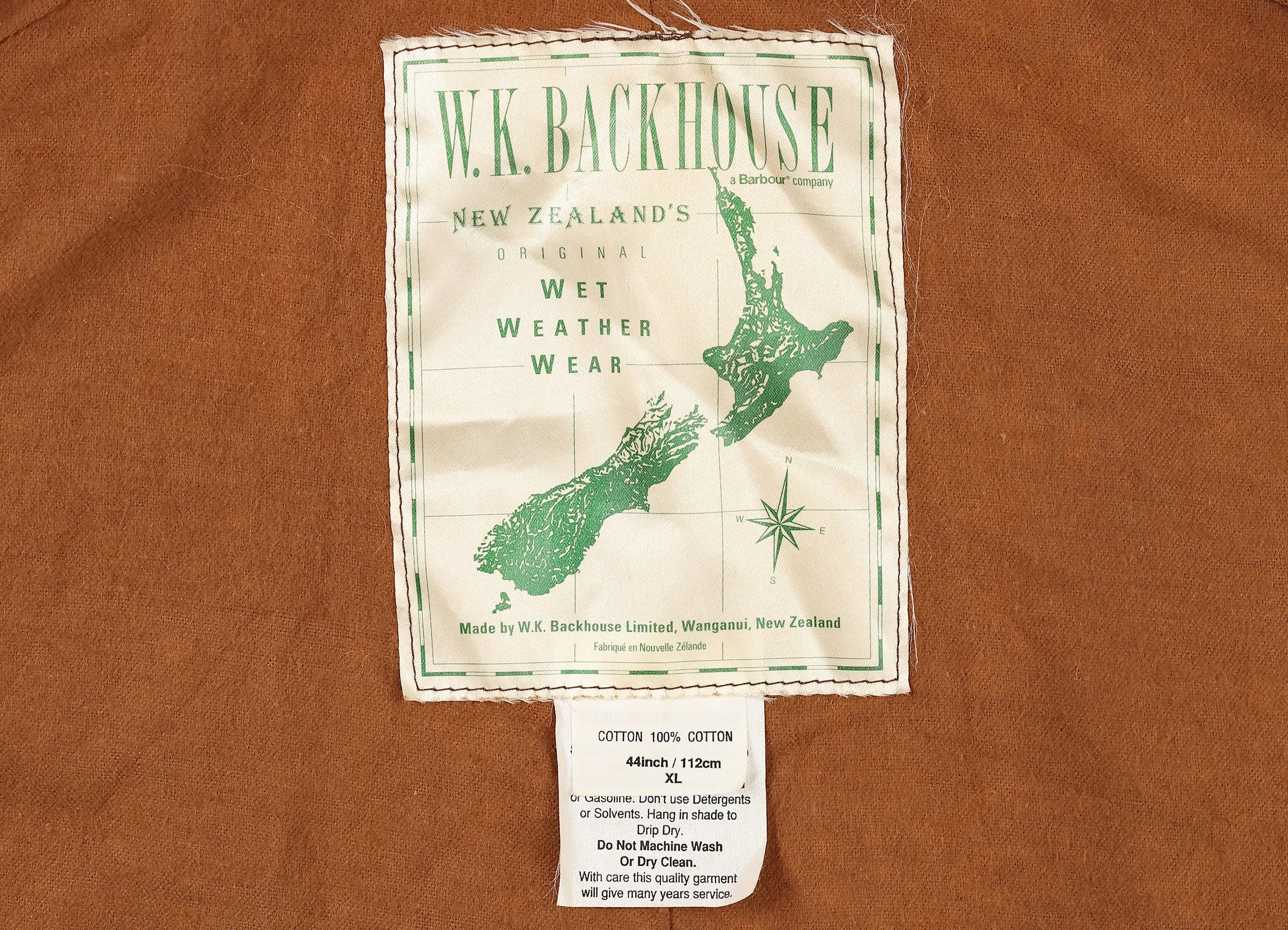 W.K Backhouse Barbour Wax Jacket - Brown - XL