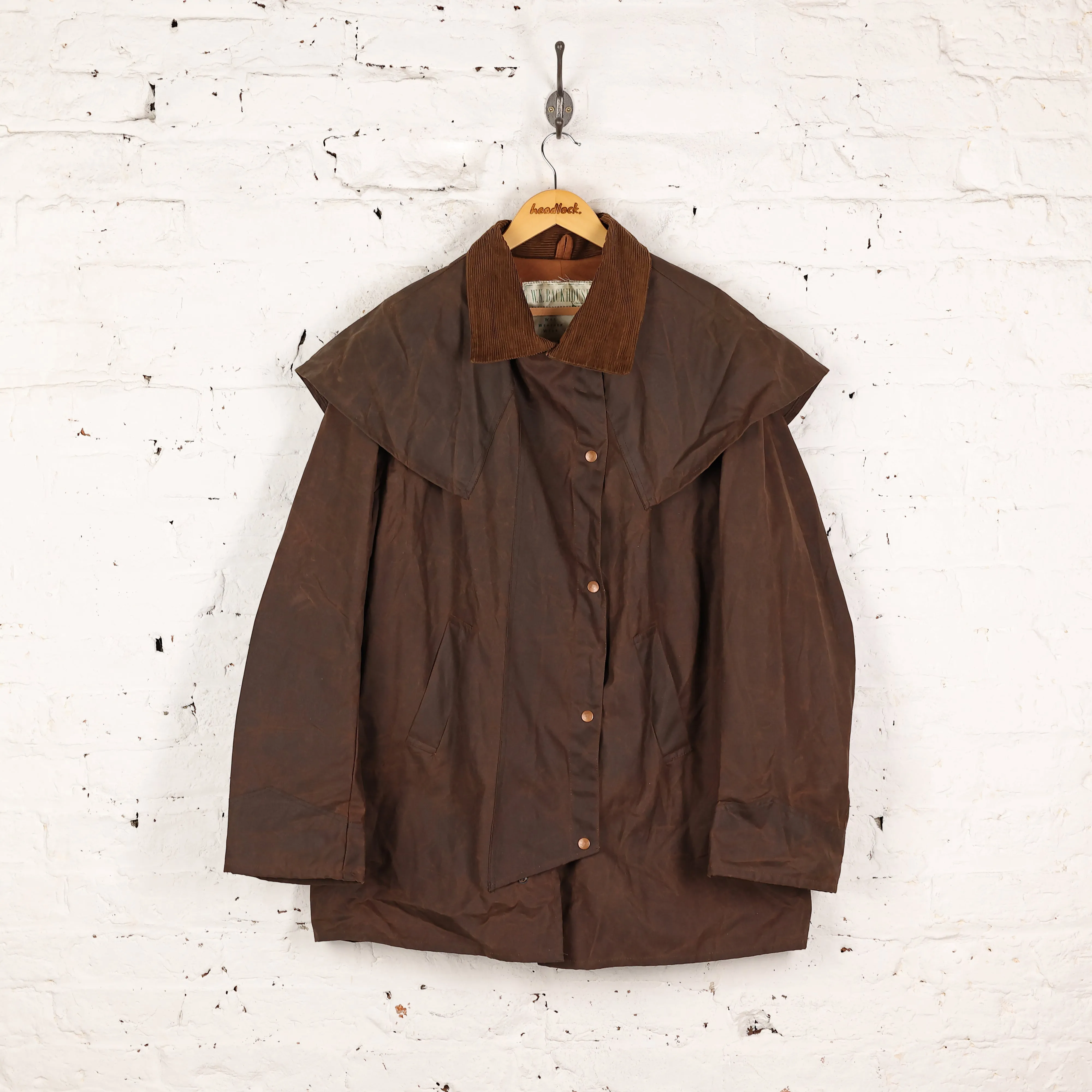 W.K Backhouse Barbour Wax Jacket - Brown - XL