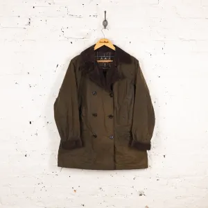 Women's Barbour Pea Coat Jacket - Brown - Women's XL