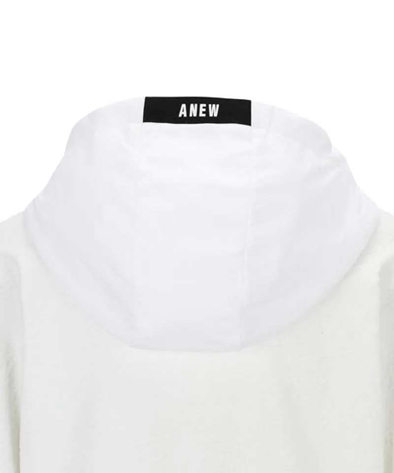 Women's Burn-Out Logo Anorak - Off-White