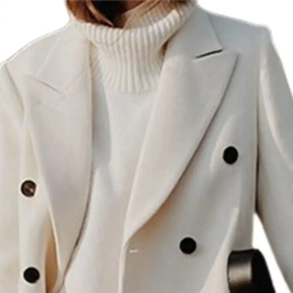 Woolen Cardigan Popular Loose Long Casual Woolen Jacket Coat Overcoat Woolen Suit Versatile Korean Women Clothes Merad Style
